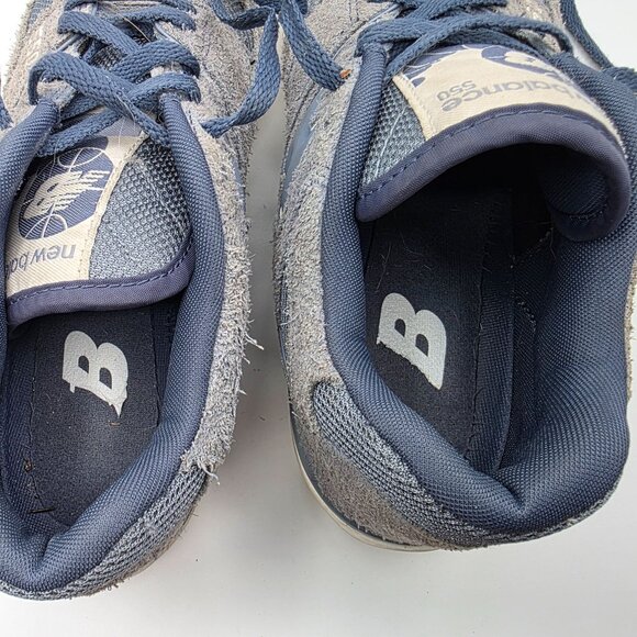 New Balance 550 Mens Size 7.5 Vintage Indigo Blue Sneaker Shoes Casual Walking - Picture 6 of 13